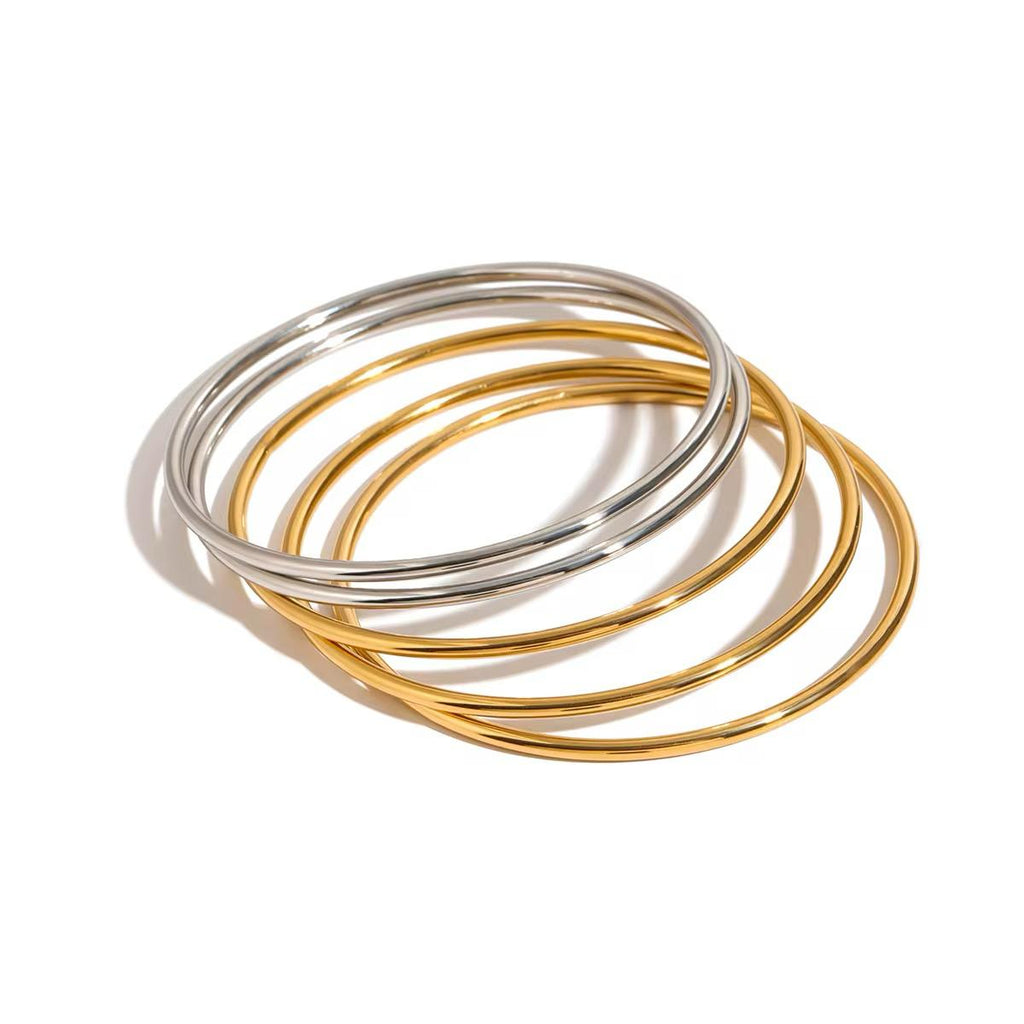 Bangle Two Tones - Set of 5