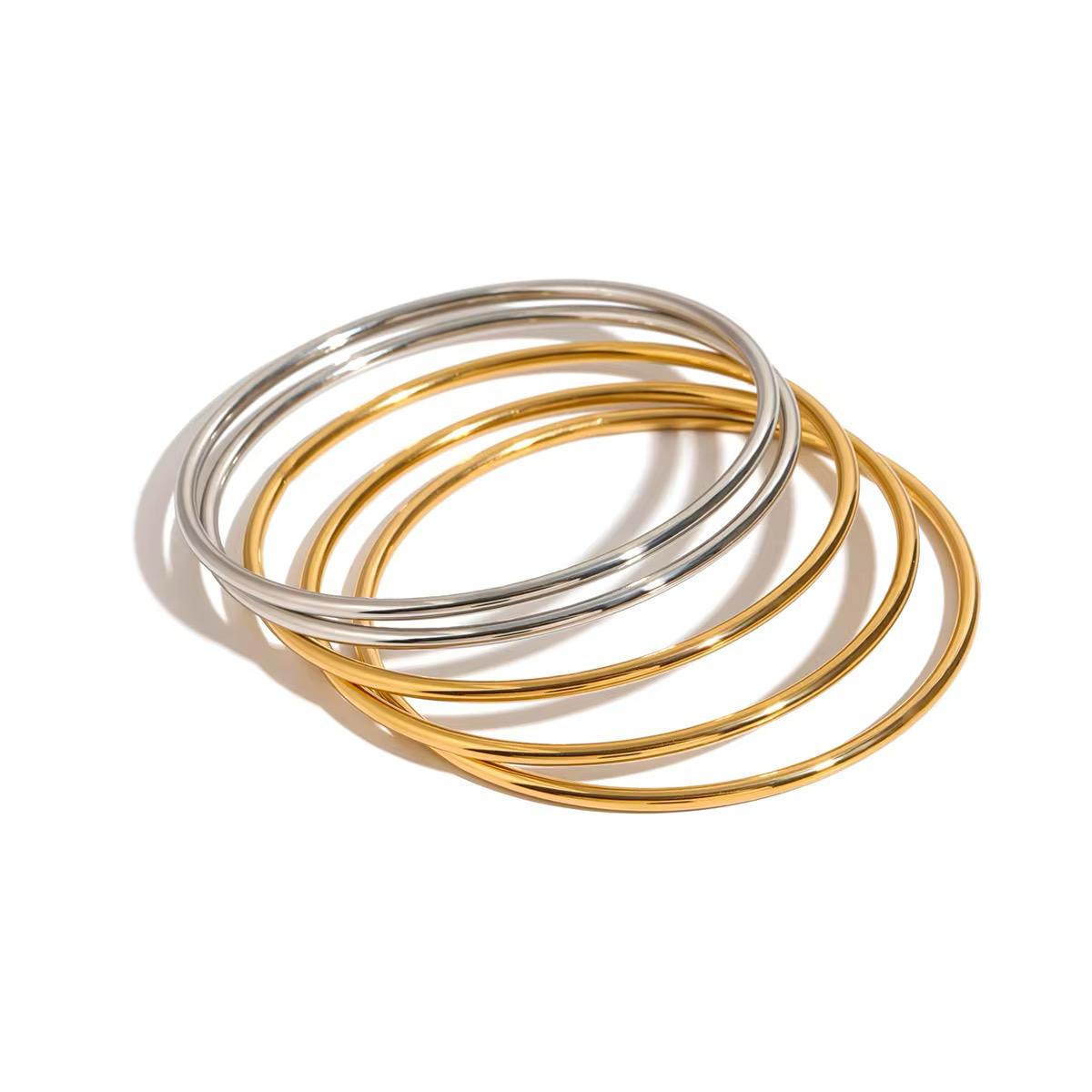 Bangle Two Tones - Set of 5
